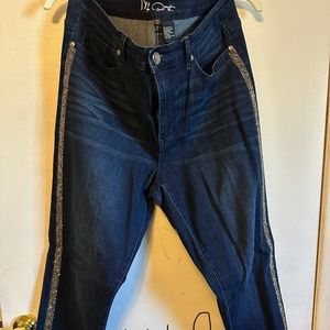 Side studded jeans, super comfy!